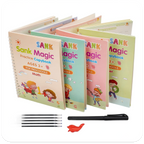 Sank Magic Practice Copybook (4 BOOKS,1 PEN,1 GRIP,10 REFILL)